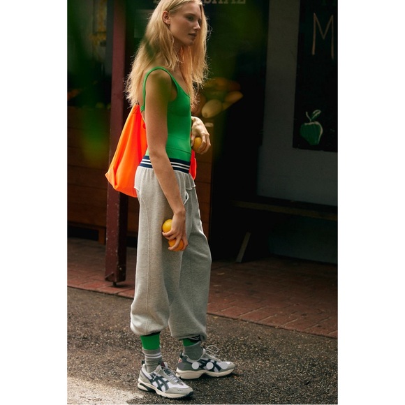 NEW FREE PEOPLE “GOOLIE PANTS WITH COLOR BLOCK WAIST&CUFFS - Picture 6 of 10